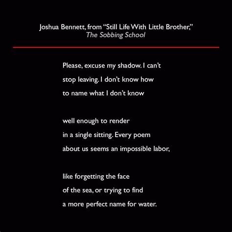 joshua bennett poetry